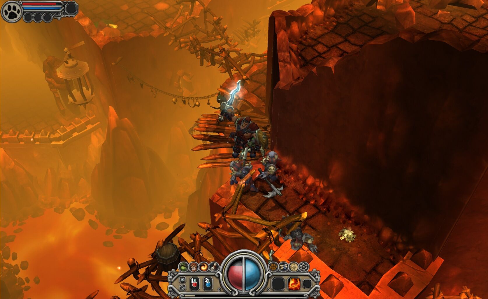 E3 corner ramp lava